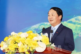 Секретарь провинциального парткома Туенкуанг Хау А Лень. (Фото: ВИА) 