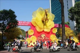 Послы и главы представительств международных организаций во Вьетнаме выражают твёрдую уверенность в дальнейшем прогрессе страны и её прорыве в новую эпоху развития по случаю Лунного Нового года (Тэта) 2026 года - года Лошади. (Фото: ВИА) 