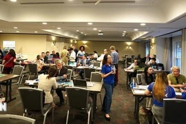 Программа включает деловые встречи в формате «business-to-business» (B2B) для стимулирования сотрудничества между вьетнамскими и австралийскими предприятиями. (Фото: ВИА) 