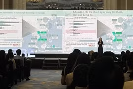 Пресс-конференция CBRE, посвященная отчету о состоянии рынка недвижимости за 2 квартал 2025 года, состоялась 10 июля в Ханое. (Фото: ВИA)