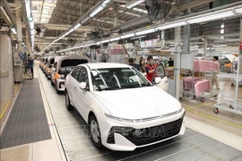 Автомобилестроительный завод по производству и сборке Hyundai Thanh Cong в провинции Ниньбинь. (Фото: ВИА) 