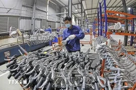 Производство велосипедов на корпорации Thong Nhat (Фото: ВИA).
