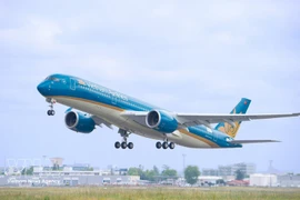 Широкофюзеляжный самолёт Airbus A350 авиакомпании Vietnam Airlines. (Фото: ВИА) 