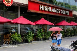 Сеть Highlands Coffee входит в число кофейных сетей с наибольшим количеством точек во Вьетнаме. (Фото: ВИА) 