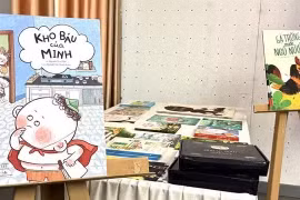 Ряд вьетнамских детских иллюстрированных книг будет представлен на первом Фестивале детской иллюстрированной книги Вьетнама, который пройдет в Хошимине с 28 по 31 мая. Фото: ВИА. 