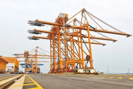 Импортно-экспортная деятельность Вьетнама. (Фото: VietnamPlus)