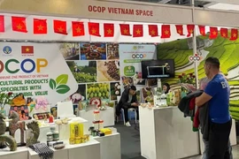 Типичная продукция OCOP из Вьетнама представлена на европейском рынке. Фото: VietnamPlus.