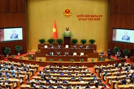 Общий вид 10-й сессии Национального собрания 15-го созыва, открывающейся 20 октября 2025 года. Иллюстративное фото: ВИА. 