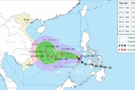 Ожидается, что шторм № 15 усилится в течение ближайших 24 часов, возможно достигнув 11 уровня с порывами ветра до 14 уровня. (Фото: ВИA).
