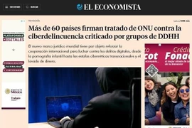 Мексиканское издание El Economista сообщает о подписании Ханойской конвенции. (Фото: скриншот)