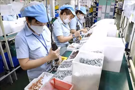 Рабочие на иностранном заводе в Хошимине. (Фото: ВИA)