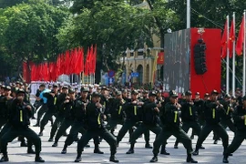 На мероприятии выступает народная команда по боевым искусствам общественной безопасности. (Фото: ВИA)