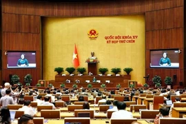 Законодатели на 9-й сессии Национального собрания 15-го созыва (Фото: ВИA)