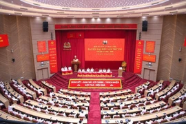 На церемонии закрытия VIII съезда Центральной партийной организации органов общественной безопасности (Фото: ВИА) 