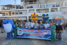 Гости тепло встречены в провинции Зялай. Фото: ВИА. 