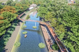 Проект будет включать ряд архитектурных акцентов, в том числе пешеходные мосты. (Фото: Sun Group)