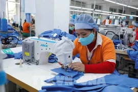 Производство одежды на экспорт на швейной компании Hung Viet, провинция Хынгйен. (Фото: ВИA)