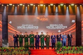 Viettel официально запускает Unitel Logistics в Лаосе. (Фото: предоставлено Viettel) 