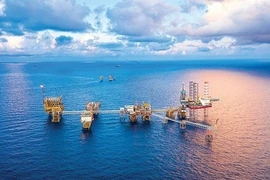 Морская самоподъёмная буровая установка под управлением Petrovietnam. (Фото: pvn.vn) 