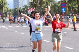 Участники Международного марафона в Дананге 2026 года. Фото: ВИА. 