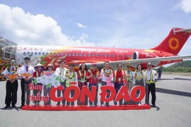 Vietjet запускает два маршрута, соединяющих Ханой и город Хошимин с Кондао. (Фото: Vietjet)