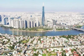 Уголок города Хошимин, вид сверху (Фото: nhandan.vn)