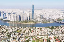 Уголок города Хошимин, вид сверху (Фото: nhandan.vn)