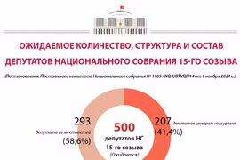 Ожидаемое количество, структура и состав депутатов Национального собрания 15-го созыва