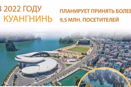 В 2022 году Куангнинь планирует принять более 9,5 млн. посетителей