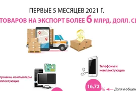 Первые 5 месяцев 2021 г. 6 товаров на экспорт более 6 млрд. долл. США