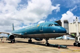  Vietnam Airlines выполнили 7 внутренних рейсов 10 октября, в первый день после возобновления внутренних рейсов.