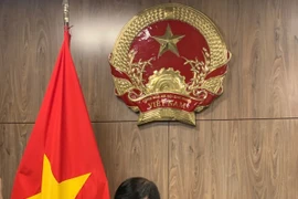 Посол Данг Динь Куи, Постоянный представитель Вьетнама при Организации Объединенных Наций (ООН), представляет Вьетнам для подписания нового призыва к действиям по расширению экономических прав и возможностей женщин, возглавляемого США. (Фото: Постоянное п