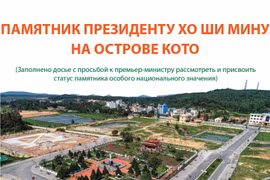 Памятник президенту Хо Ши Мину на острове Кото