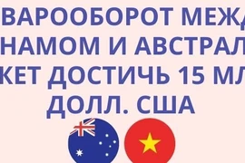 Товарооборот между Вьетнамом и Австралией может достичь 15 млрд. долл. США