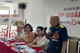 Старший полковник Зыонг Ниет, бывший солдат батальона Бинь Ка, руководитель группы, возглавившей полицейское управление Северного Вьетнама, участник освобождения Ханоя в 1954 году. (Фото: Минь Тху/Вьетнам+)