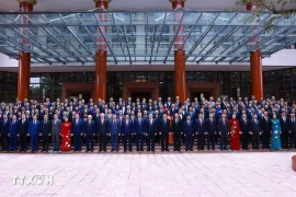 Члены ЦК КПВ 13-го созыва на заседании в Ханое 3 августа (Фото: ВИA)
