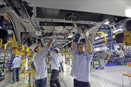 Производство легковых автомобилей на автосборочном заводе Ford Hai Duong. (Фото: ВИA)