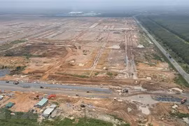 Донгнай в основном завершает расчистку земли для первой фазы аэропорта Лонгтхань (Фото: ВИА)