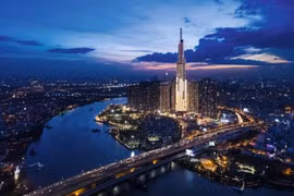Вид на Vingroup Vincom Center Landmark 81 в городе Хошимин (Фото: forbesvietnam.com.vn)