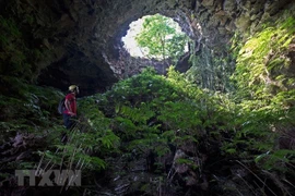 Вулканическая пещера в геопарке Дакнонг (Фото: ВИА)