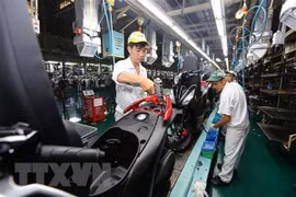 На фабрике Honda Vietnam в провинции Виньфук (Фото: ВИА)