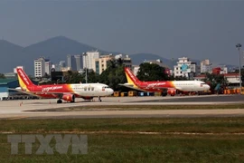  Самолет Vietjet Air в аэропорту Дананга (Фото: ВИА)