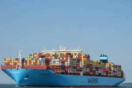 Margrethe Maersk, один из крупнейших контейнеровозов в мире, должен прибыть в международный терминал Каймеп (CMIT) в южной провинции Бариа-Вунгтау 26 октября. (Фото: vesselfinder.com)