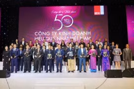 Церемония объявления “50 лучших компаний Вьетнама”