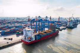 Порт Диньву в северной провинции Хайфонг. (Фото: dinhvuport.com.vn) 