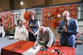 На мероприятии представлены искусство чаепития, каллиграфия, шоу “аозай” (традиционное длинное платье), художественные представления, вьетнамские изделия ручной работы и народные игры.