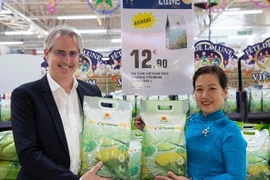 Вьетнамский рис высшего сорта продается за рубежом. (Фото: Vietnam+)