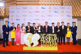 Компания Vietravel победила в четырех номинациях премии World Travel Awards. (Фото: Vietnam+)