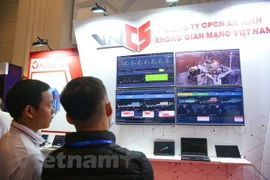 Продукты кибербезопасности на международном конференции День кибербезопасности Вьетнам 2020 (Фото: Минь Шон / Vietnam +)