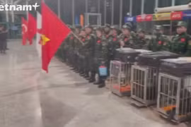 В Турцию прибыли военные спасатели Вьетнама